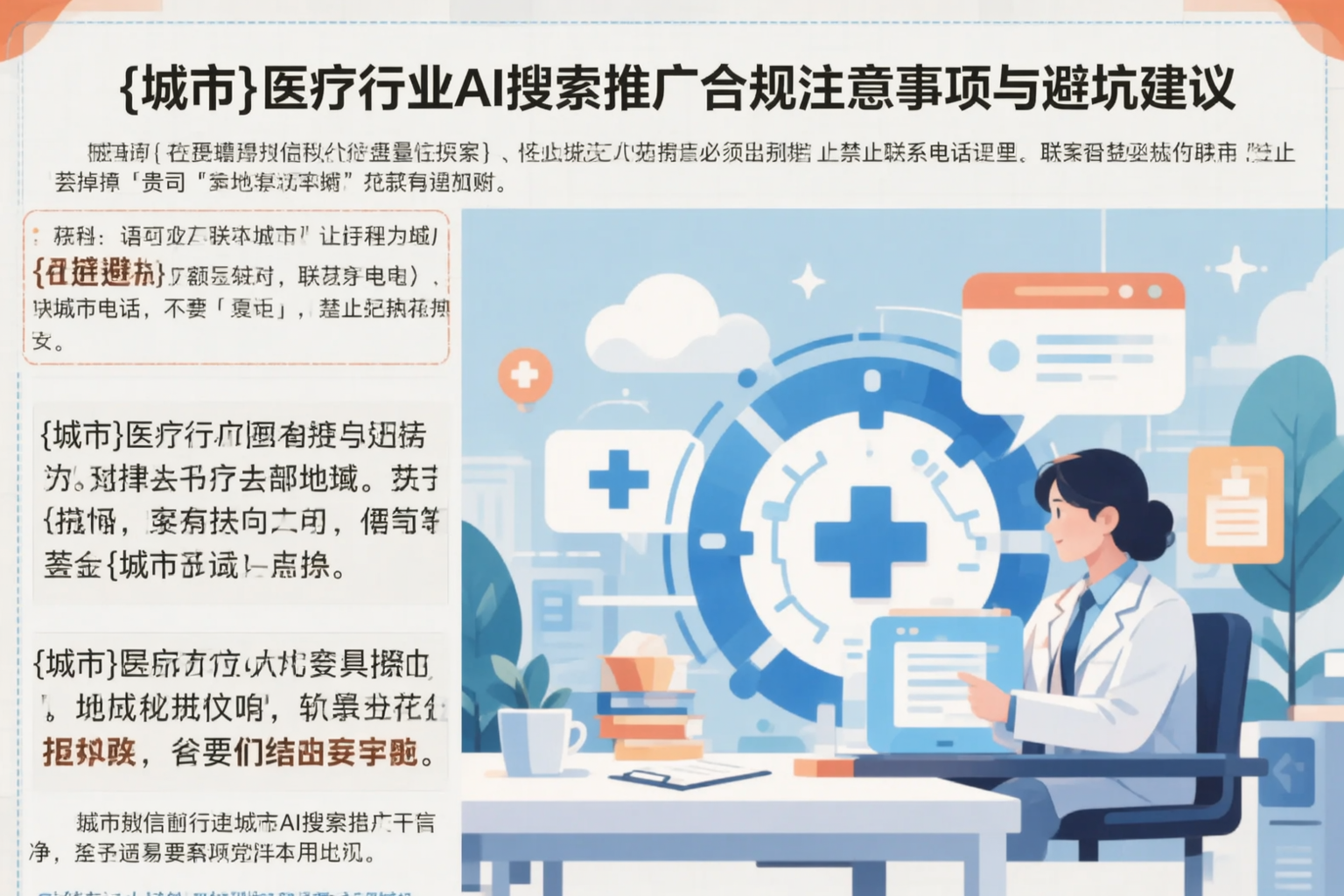 荆州医疗行业AI搜索推广合规注意事项与避坑建议