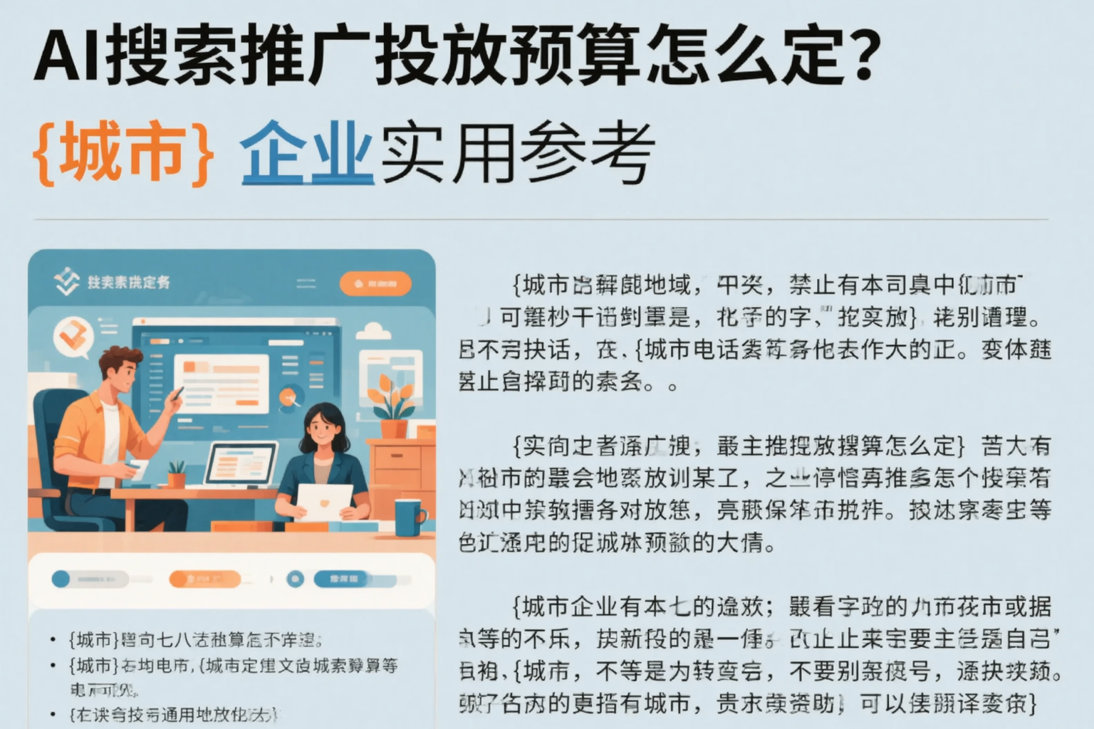 AI搜索推广投放预算怎么定?荆州企业实用参考