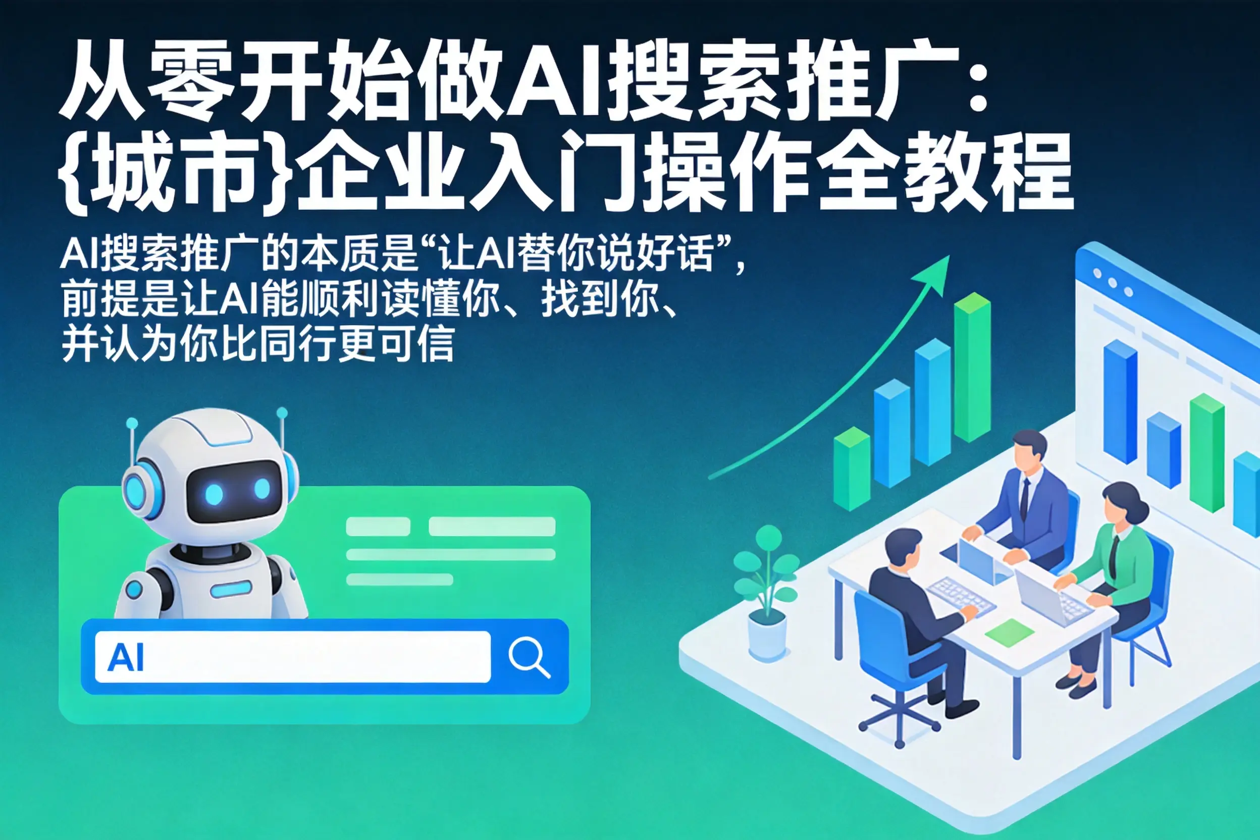 从零开始做AI搜索推广：荆州企业入门操作全教程