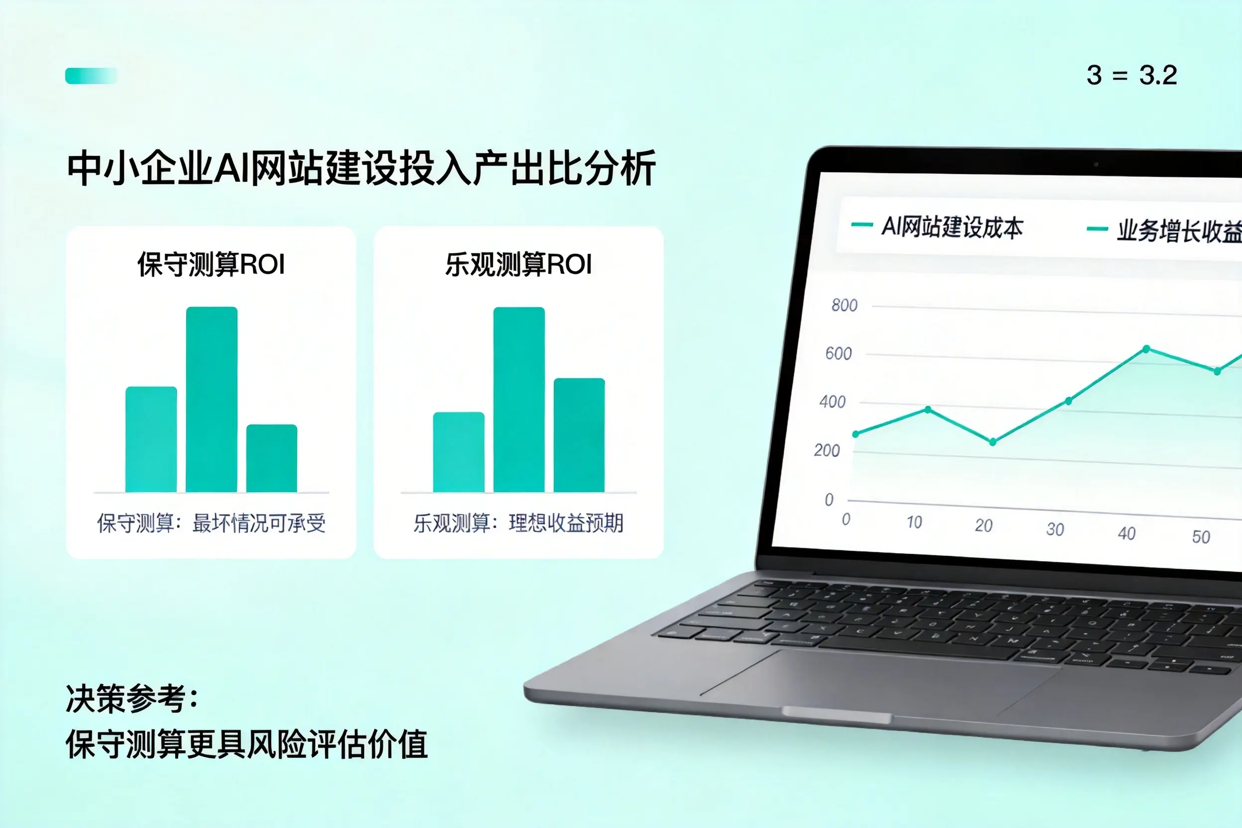 荆州中小企业AI网站建设投入产出比怎么算？先看这份分析